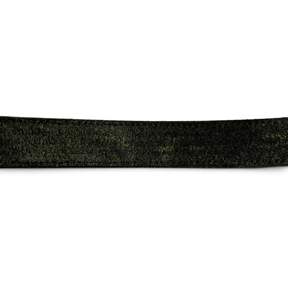 Vintage Pierre Cardin Navy Blue Leather Minimalist Belt Size M/L